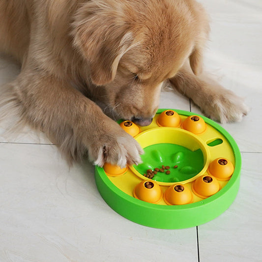 Interactive Dog Puzzle Toy – Slow Feeder Food Dispenser to Boost Puppy IQ