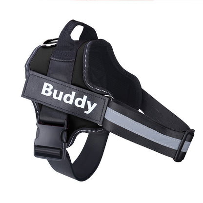 Custom No-Pull Dog Harness – Adjustable, Reflective & Breathable Vest