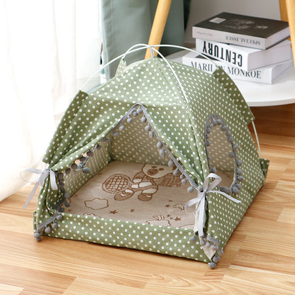 Enclosed Pet Tent – Cozy & Private Pet Bed