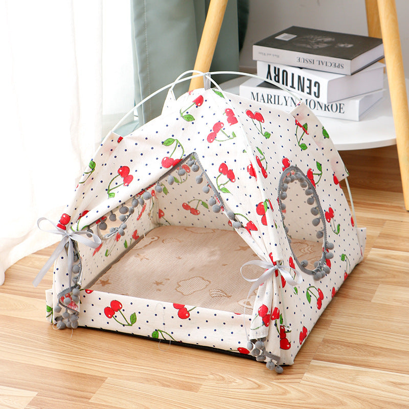 Enclosed Pet Tent – Cozy & Private Pet Bed