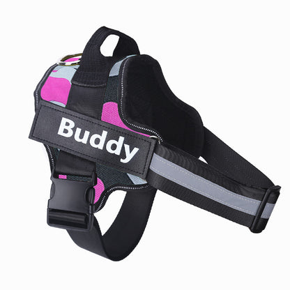 Custom No-Pull Dog Harness – Adjustable, Reflective & Breathable Vest