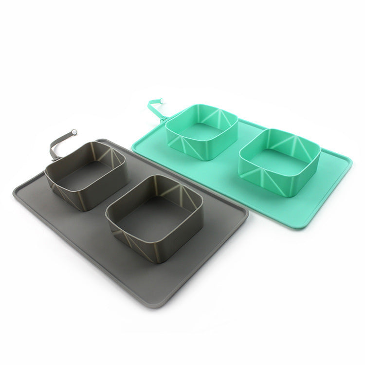 Collapsible Silicone Pet Bowl – Portable & Travel-Friendly