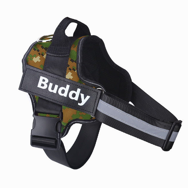 Custom No-Pull Dog Harness – Adjustable, Reflective & Breathable Vest