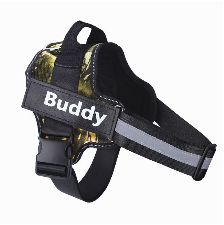 Custom No-Pull Dog Harness – Adjustable, Reflective & Breathable Vest