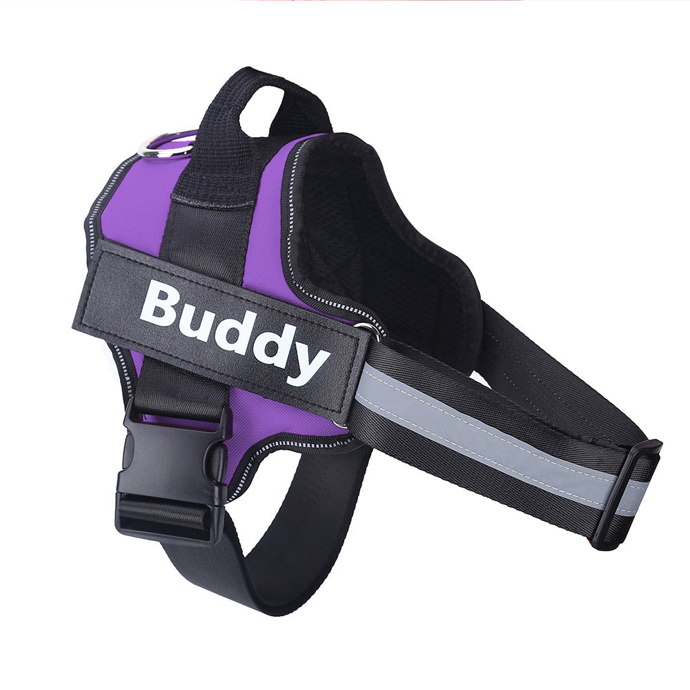 Custom No-Pull Dog Harness – Adjustable, Reflective & Breathable Vest