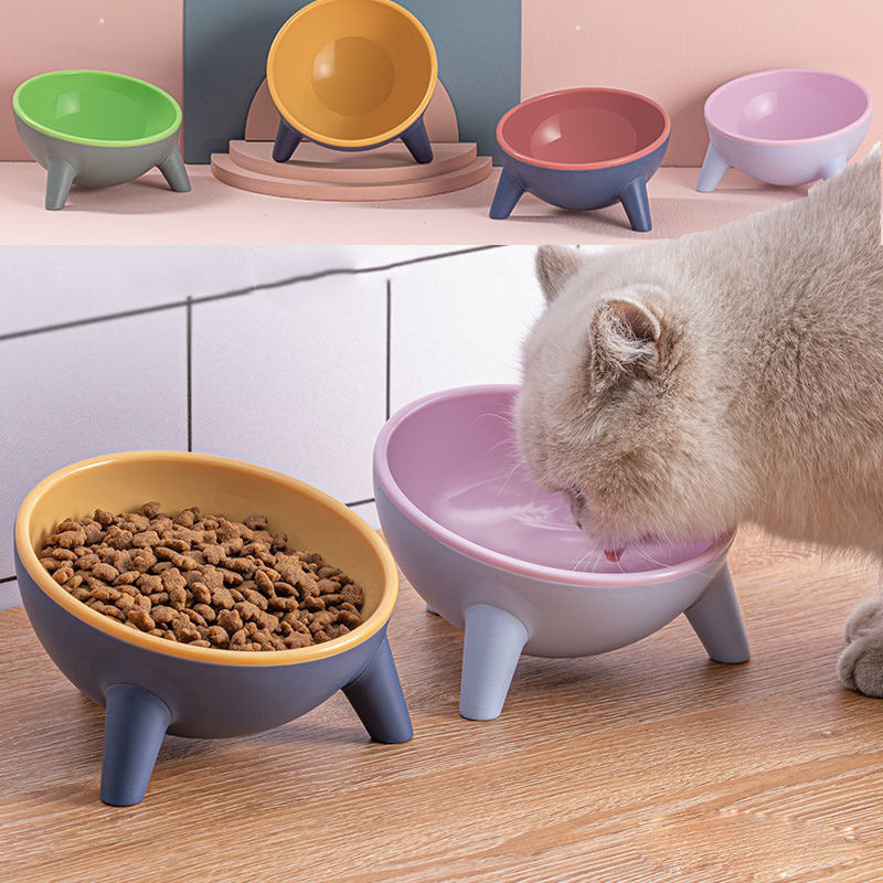 Nordic-Style Elevated Pet Bowl – Stylish Feeder for Cats, Dogs & Bunnies