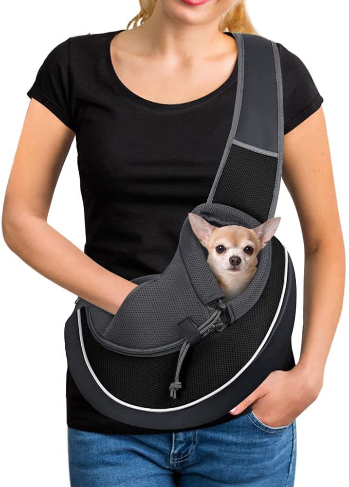 Portable Pet Crossbody Bag – Lightweight & Stylish Carrier for Dogs & Cats