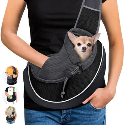 Portable Pet Crossbody Bag – Lightweight & Stylish Carrier for Dogs & Cats