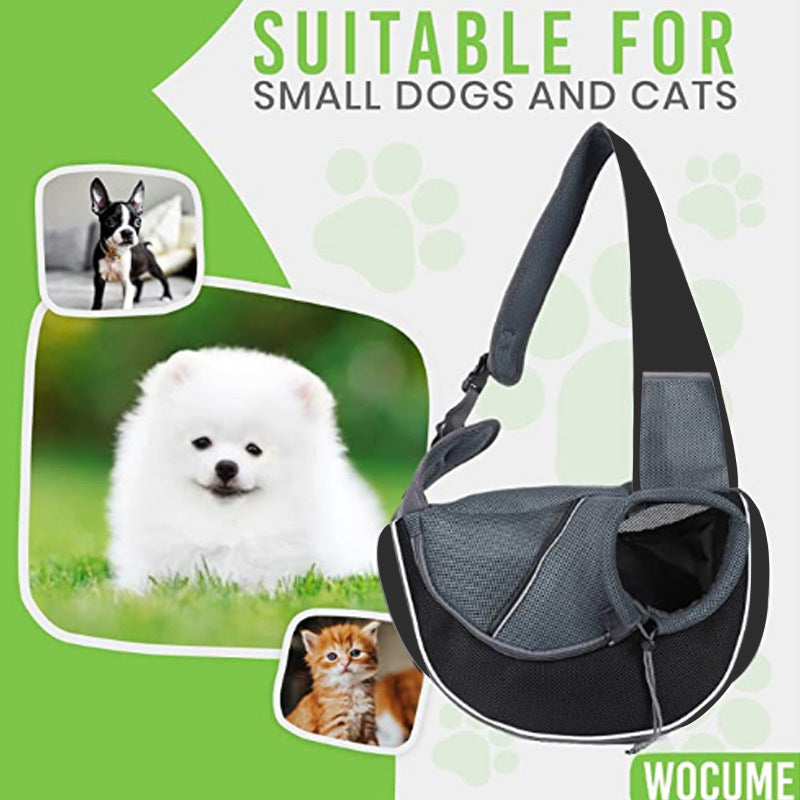 Portable Pet Crossbody Bag – Lightweight & Stylish Carrier for Dogs & Cats